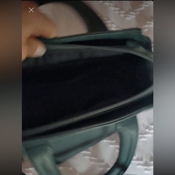 Dark teal colored Purse or shoulder bag - Picture 3 of 5